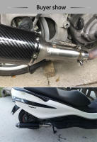 ZSDTRP Escape De Motocicleta Slip-on Muffler Middle Link Pipe Para Piaggio MP3 Beverly X10 De Acero Inoxidable Universal 2008-2016 - details 6