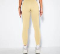 Pantalones De Yoga De Cintura Alta Sin Costuras Para Mujer Leggings Deportivos Push up Para Gimnasio Y Correr - details 1
