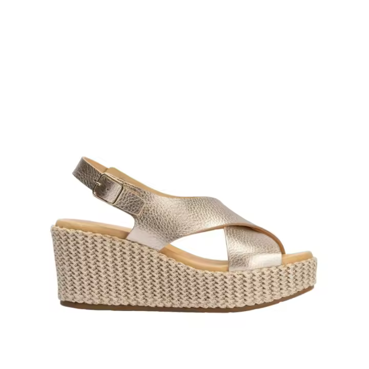 Shoes Sandalias marca Pitillos para mujer en color oro - 1