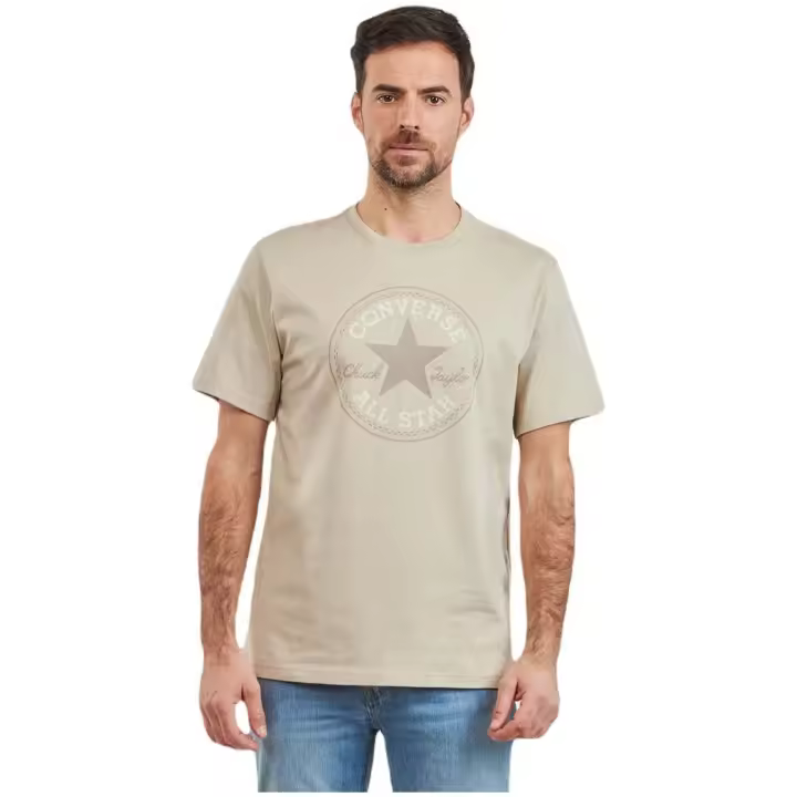 Camiseta de Manga Corta Converse Chuck Patch para hombre en color marron - 1