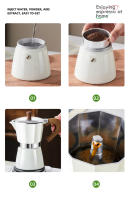 GIANXI Moka Pot 150/300ML Vintage Clásico Caféware Hacer Espresso Aluminio Kettle Latte Para Estufa Accesorios De Café - details 11