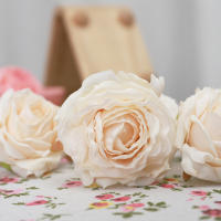 5pc Flores Artificiales De Seda Rosa Para Decoración De Hogar Fiesta De Navidad Boda Cumpleaños DIY De Flores Falsas Calidad Alta - details 5