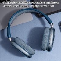 Auriculares inalámbricos Bluetooth 5.3 de alta calidad y conexión estable, Cascos Supraaurales de Diadema Over Ear Giratorio y Extensible Audífono Wireless Headphones Headset con Cancelación de Ruido - details 3