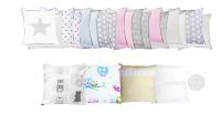 Vizaro - Funda Cojín para Bebé-Niño - 30x30cm - Para Cuna, Cama infantil habitación bebé - - 100% Algodón - Hecho UE, OekoTex - details 0