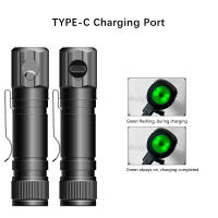 Linterna Frontal LED HD30A Recargable Por USB Tipo C Con Indicador Y Imán En La Cola 4 Modos 180° Ángulo De Haz Para Camping Pesca Caza - details 3
