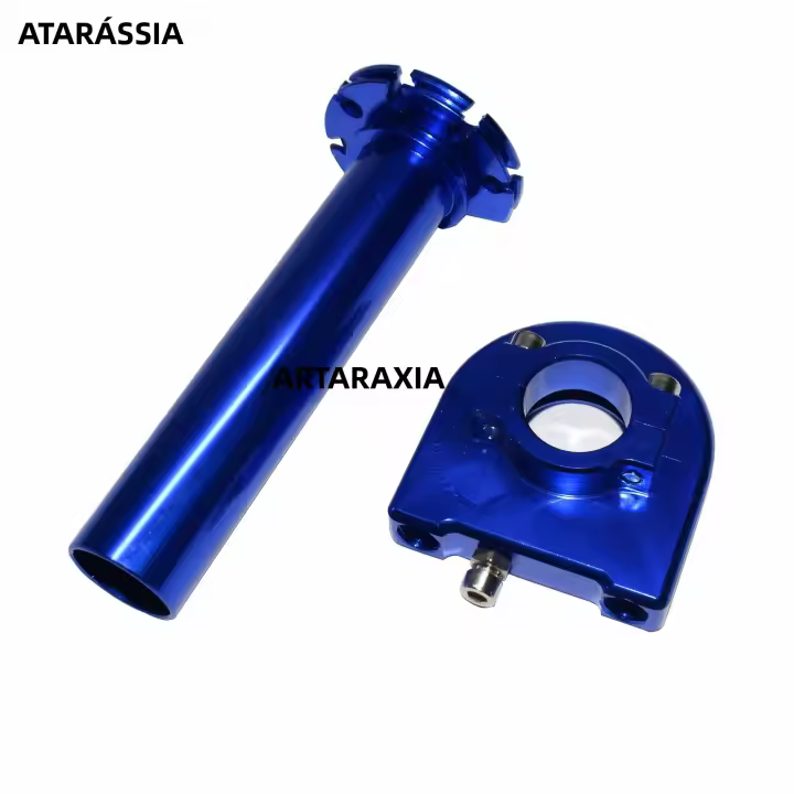 Manillar De Motocicleta Universal 22mm 7/8" De Aluminio Para Bicicleta De Pista Y Scooter Manija De Acelerador Twister - 1