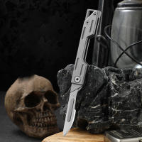 Cuchillo Miniatura De Acero Inoxidable Con Llavero Punta Afilada Desmontable Portátil Pendiente Para Regalo De Navidad - details 0