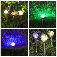 Lámpara Solar LED Para Jardín Con Vidrio Rotulado Iluminación De Paisaje Y Camino Decoración Exterior Para Jardines - details 8