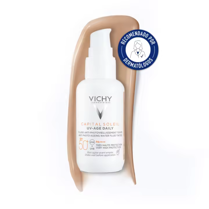 VICHY CAPITAL SOLEIL UV-AGE DAILY SPF50+ CON COLOR 40 ML - 1
