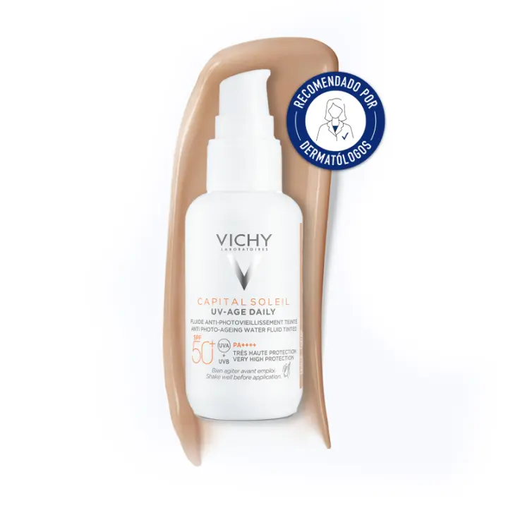 VICHY CAPITAL SOLEIL UV-AGE DAILY SPF50+ CON COLOR 40 ML - 1