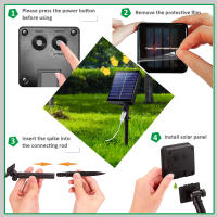 Luces De Hada Solar Impermeables Para Exterior 10m/20m/30m/100Metros Decoración De Navidad Y Fiesta Cinta De Luces LED Autocontenida Para Jardín - details 0