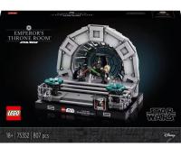 LEGO 75352 Star Wars Diorama,Sala del Trono del Emperador, Maqueta del 40 Aniversario del Retorno del Jedi, Duelo de Espadas Láser - details 1