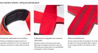 RL Grips® Straps 8 Gym para Levantamiento de Pesas y Powerlifting Profesional Acolchado - Correas de Agarre en Forma de 8 de Gimnasio y Fitness Peso Muerto y Culturismo - details 5
