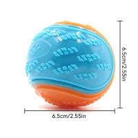 Bola De Goma Para Perros Resistente a Mordeduras Con Sabor a Carne Para Entrenamiento Y Diversion️ Juguetes Para Perros Para Evitar Daños - details 3