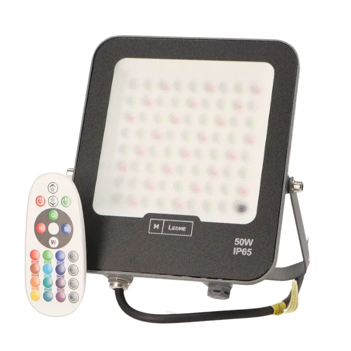 IluminaShop - Foco Proyector LED SMD Chip Osram Mini On Plus 50W RGB Regulable IP65 - 1