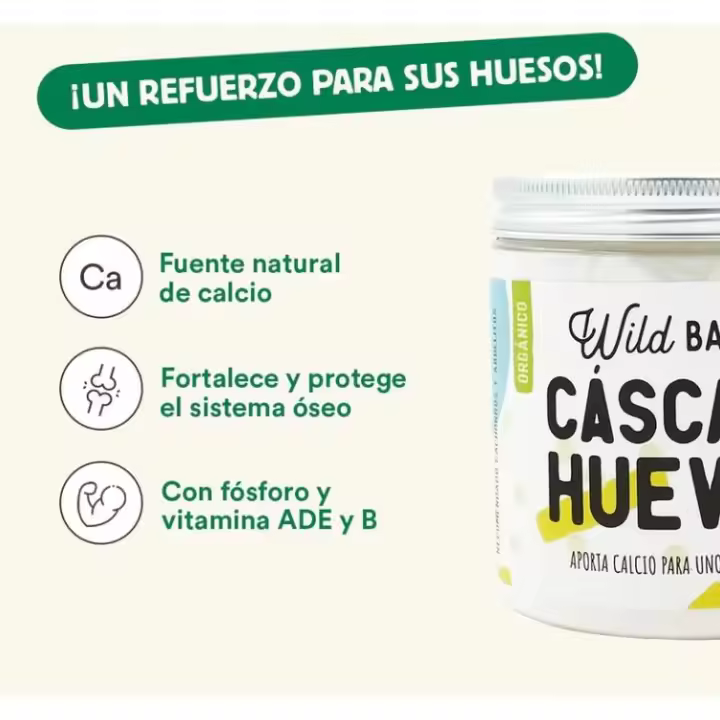 Wild Balance Suplemento de cáscara de huevo orgánica para mascotas 140 gr - 1