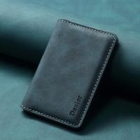 EUCAGR Portafotillas De Crédito Con Protección RFID Funda Magnética Para Teléfono Con 3 Slots De Tarjeta Cuero Sintético Seguro Para ID Y Tarjetas Regalo Para Hombres - details 3