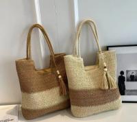 Bolsas de Playa de paja para Mujer, Bolsa de Playa Tejida, casual, Bohemian, Grande, Bolso de Hombre para Vacaciones - details 1