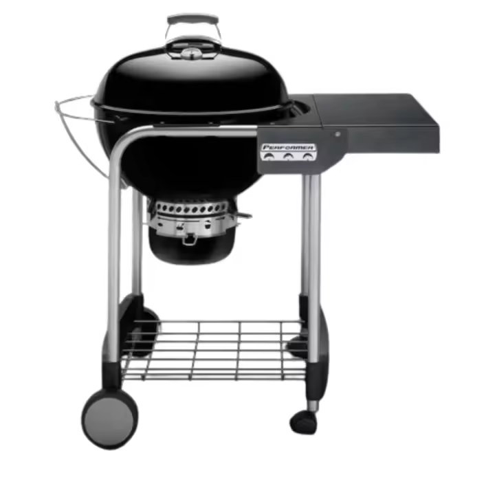 Verdecora Barbacoa Weber Performer GBS 57cm Negro - Barbacoa de Carbón - Parrillas con bisagras de acero - 1