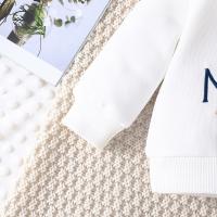 Conjunto De Ropa Para Bebé Terno Con Estampado De Oso Casual Para Niños Y Niñas De 3 a 24 Meses Camiseta De Manga Larga Y Pantalones Navys - details 6