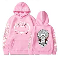 Sudadera De Manga Larga Casual Para Hombres Y Mujeres Con Estampado De Anime Jujutsu Kaisen Ryomen Sukuna Moda Harajuku - details 5