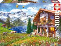 Educa  Puzzle 4000 Hogar en los Alpes Medida montado: 136 x 96 cm.+ 14 años Educa 19568 - details 0
