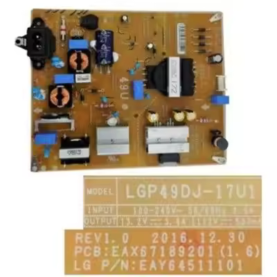 Fuente de Alimentación LG EAX67189201 (1.6) EAY64511101 LGP49DJ-17U1, LG 49UM7100PLB - 1