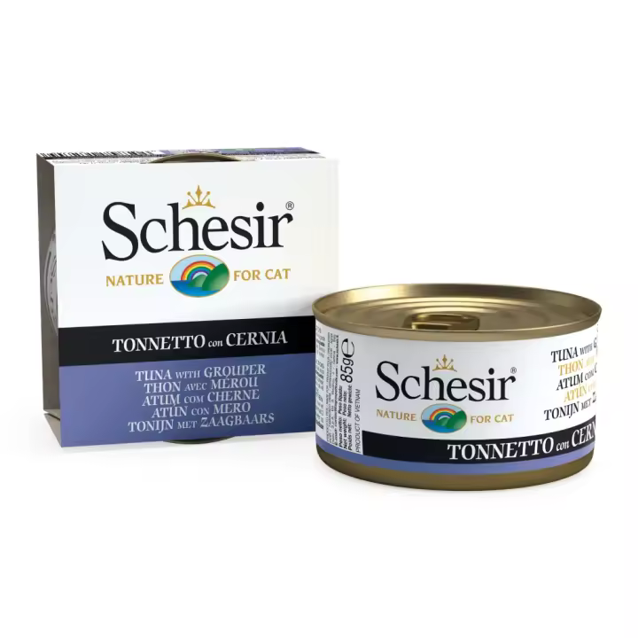 Schesir En Gelatina Para Gato  Varios Sabores  14x85Gr  Altamente Hidratante - 1