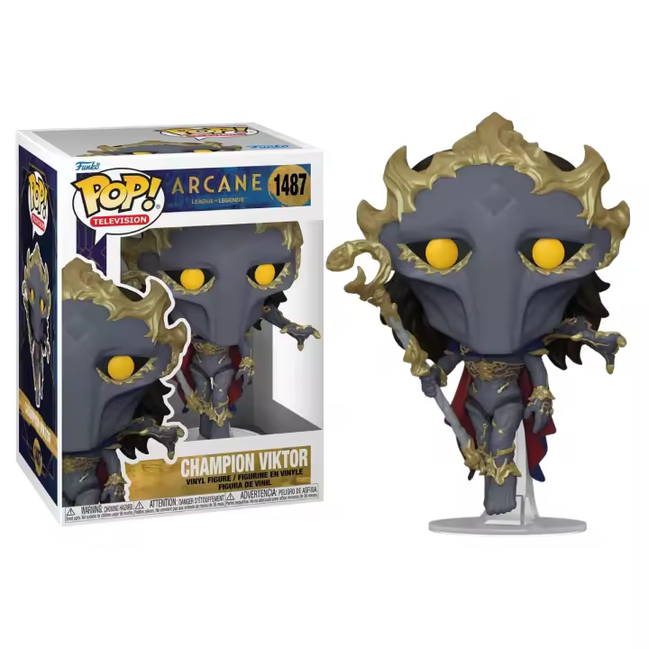 FUNKO POP! ARCANE – CHAMPION VIKTOR, 83700, Nº1487, PRODUCTO CON LICENCIA OFICIAL - 1