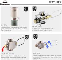 Campingmoon Convertidor De Gas Para Camping Inteligente Y Personalizado Con Válvula De Tanque Móvil De Metal Para Exterior - details 4