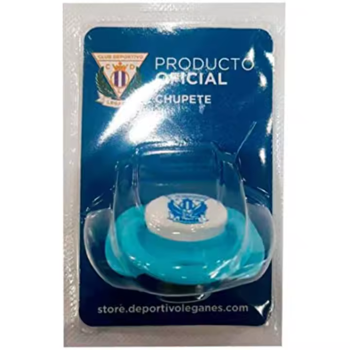 Chupete CD Leganés Azul Bebé en Blister Transparente - 1