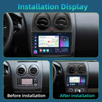 Podofo Radio de coche Android 2 Din para Nissan Qashqai 2006 2007 2008 2009 2010-2016 Carplay 8+128GB AI Voice WIFI+4G DSP GPS Navegación Multimedia Reproductor de Video - details 1