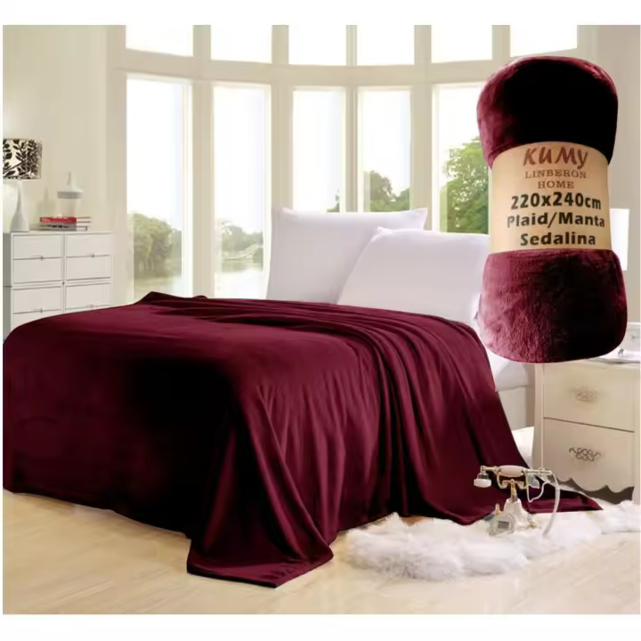 Novotextil Manta de Sedalina Suave Cálida Ligera Invierno Ideal Climas Fríos Material de Alta Calidad Proporciona Calidez Confort Perfecta Sofás Camas Dormitorios Varios Colores Medidas Disponibles Diseño Elegante Moderno Resistente al - 1