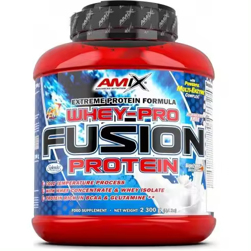 WHEY PRO FUSION 2.3Kg FRESA, Amix - 1