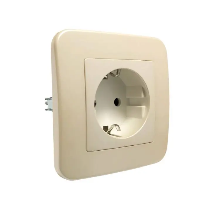 Barcelona LED Tomacorriente Enchufe Schuko 2 polos y tierra 16 amperios - 1