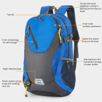 Mochila De Outdoor 40L Gran Capacidad Poliéster Casual Para Hombres Y Mujeres Con Cinta Reflectante Duradera Para Senderismo Y Viajes - details 3