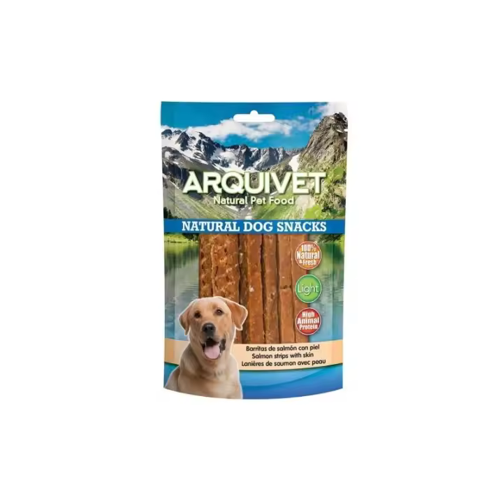 Snack Barritas De Salmon Con Piel 100 Gr.Arquivet - 1