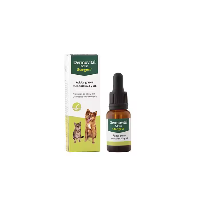 STANGEST - Dermovital Gotas  W3 y W6 15 Ml -  Ácidos grasos omega 3 y 6 para el mantenimiento de la función dérmica. - 1