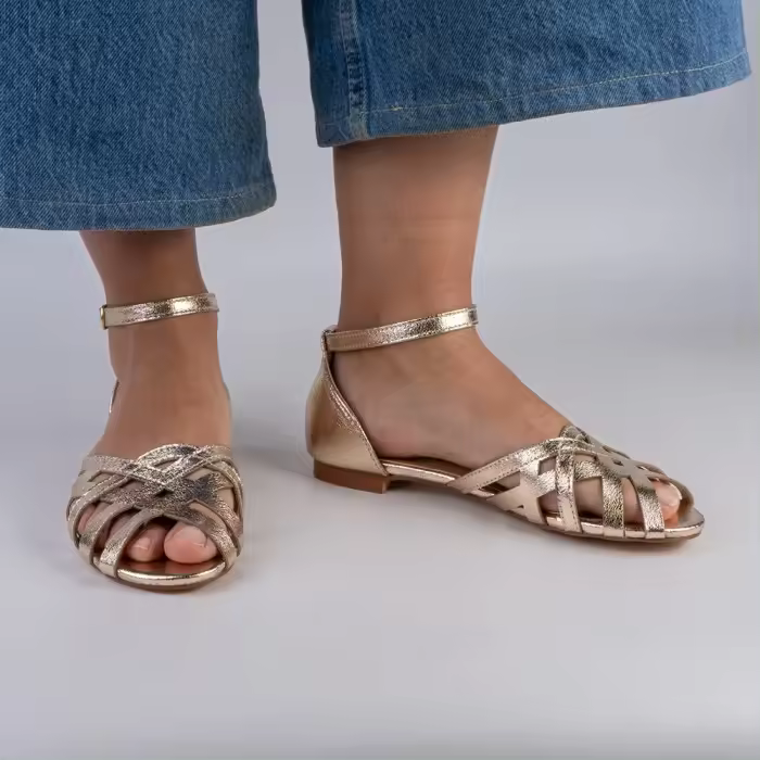 SANDALIA MUJER ORO 54822 - 1