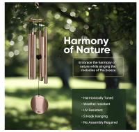 Campana viento metalica jardin musica oro rosa Natures Melody 80 cms Aureole Tunes Afinada.Agradables campanillas - details 5