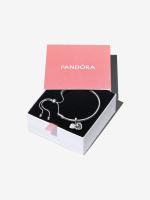 Pandora - VENTA FINAL - Conjunto de pulseras de corazón brilliantly-Plata de Ley - details 0