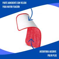 Recambio mopas microfibra 4x3 - Válidas para Easy clean Twin e Easy clean Spray - details 1