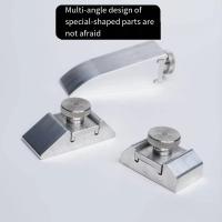 Estante De Papel De Hierro Duradero De Aleación De Aluminio Para Polido De Esquinas Interiores Y Grindado De Borde De Cuero Herramienta Especial De Mecanizado - details 2
