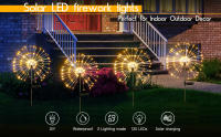 Lámpara De Jardín Solar Con Efecto De Encaje De Diente De León Y Explosiones De Fuego Para Decoración De Patio Exterior Y Paisaje Luz De Camino Solar Autocontenida LED Contemporánea IP65 - details 0