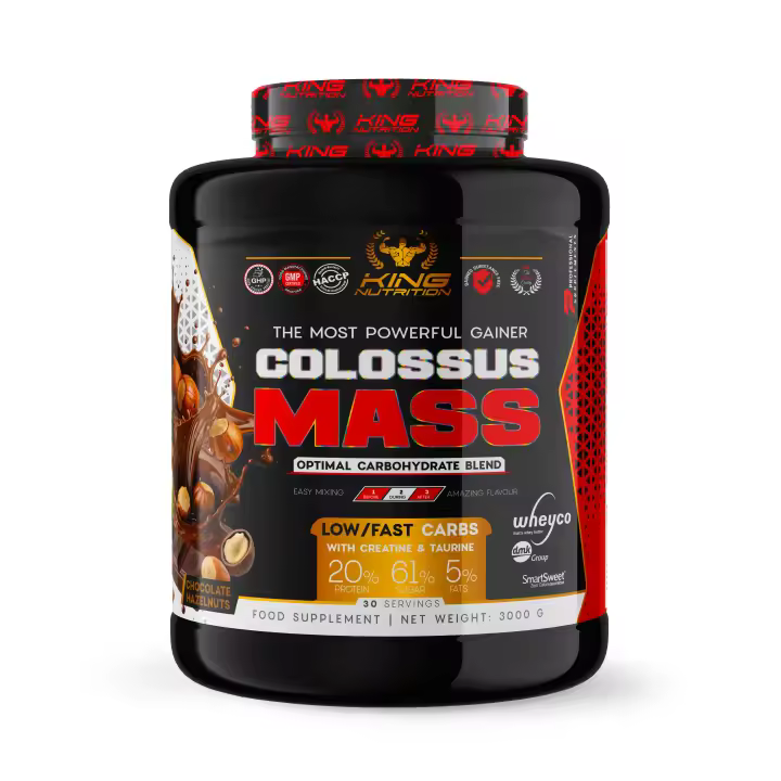 Gainer Colossus Mass 3Kg King Nutrition proteina creatina carbohidratos* - 1
