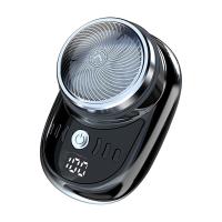 Mini Afeitadora Eléctrica USB Recargable Peluca De Viaje Portátil Con Pantalla Digital Afeitadora De Barba Desmontable Material Plástico Tamaño Compacto Para Hombres - details 10