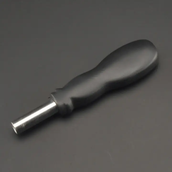 Juego De Llaves De Hexágono Magnéticas Con Mango De Goma Suave Y Precisión 126mm Herramienta De Extensión Para Destornilladores Negras De Acero Aluminio - 1