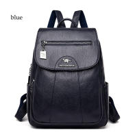 Mochila Vintage de cuero suave para mujer, bolso de hombro femenino, bolso de viaje informal, mochila escolar, 5 colores - details 11