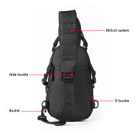 Bolsa De Pecho Multifuncional De Tela Oxford Para Deportes Al Aire Libre Y Caza Bolsa Cruzada De Hombro Para Hombres - details 2
