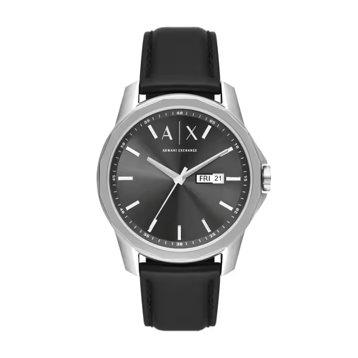 ARMANI EXCHANGE AX1735 Banks Reloj de hombre de cuero Negro Armani Exchange - 1